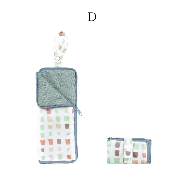 スクエア柄Dフロント折り畳み