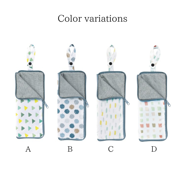 カラー展開A三角BドットCストロークDスクエア