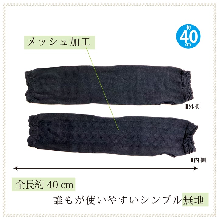 UV care Gloveの外側と内側の比較画像