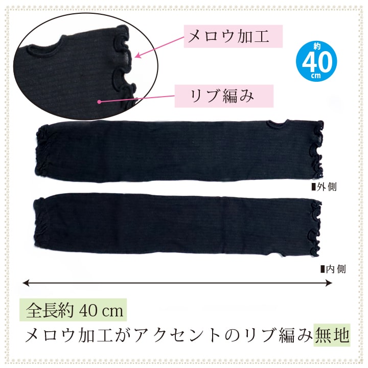 UVカットアームカバーの平置き画像、親指穴付き