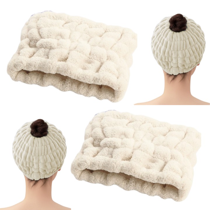 ヘアバンド 2枚組 ヘアターバン 洗顔 髪留め 吸水 速乾 タオル 大きめ