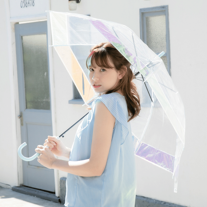 傘 オーロラ ビニール 太陽光傘 雨傘 おすすめ 人気 あっぷる本舗