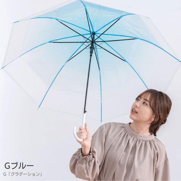 傘 バイカラービニール おすすめ 人気  あっぷる本舗