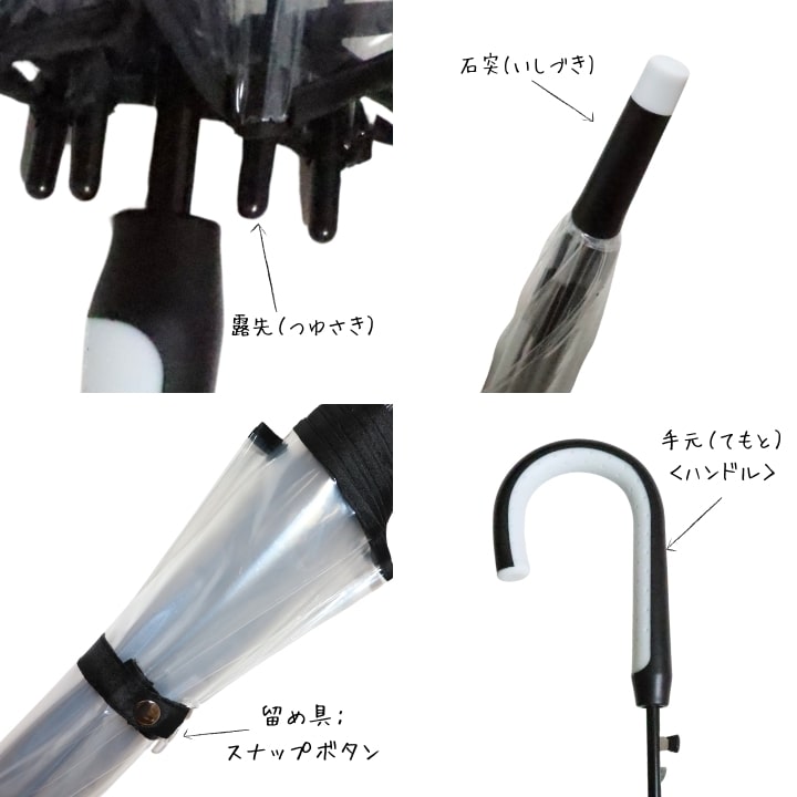 傘 ビニール傘 クリア 透明 すべにくい 長傘 ビニール おすすめ 人気 あっぷる本舗