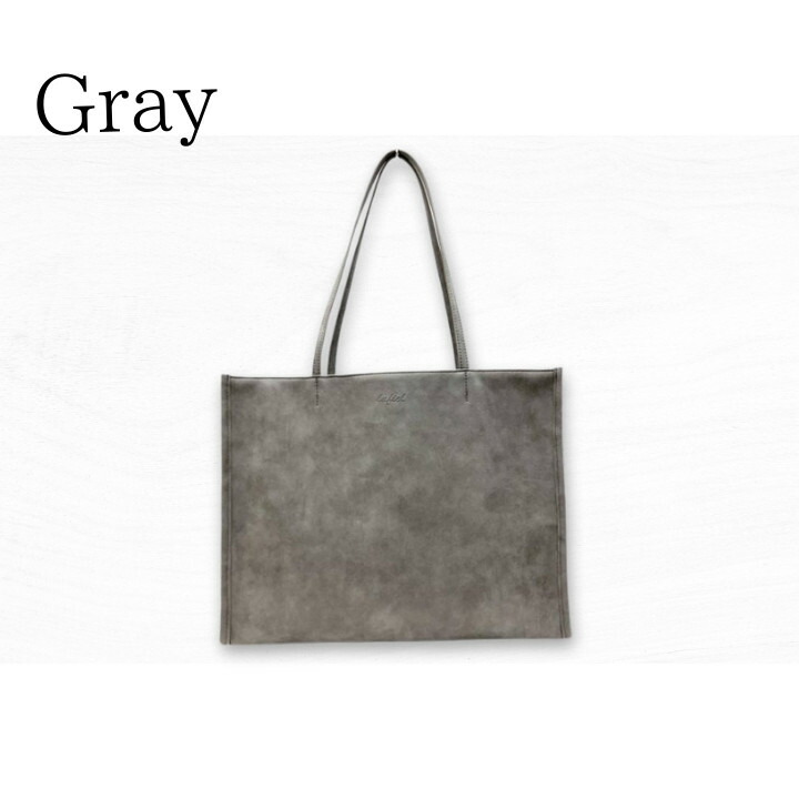 Lafiel ラフィール トートバッグ A4収納 マット合皮 スクエア