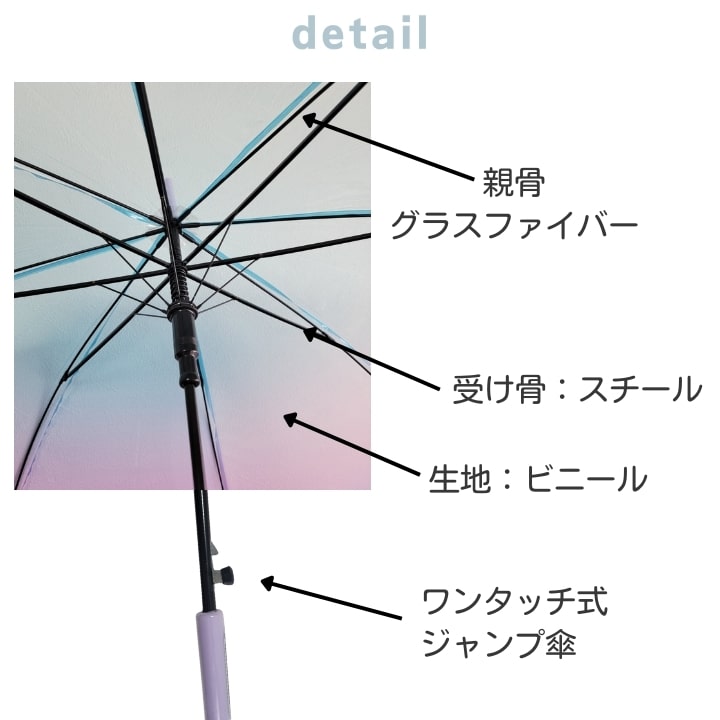 傘 ビニール傘 グラデーション ビニール おすすめ 人気  あっぷる本舗