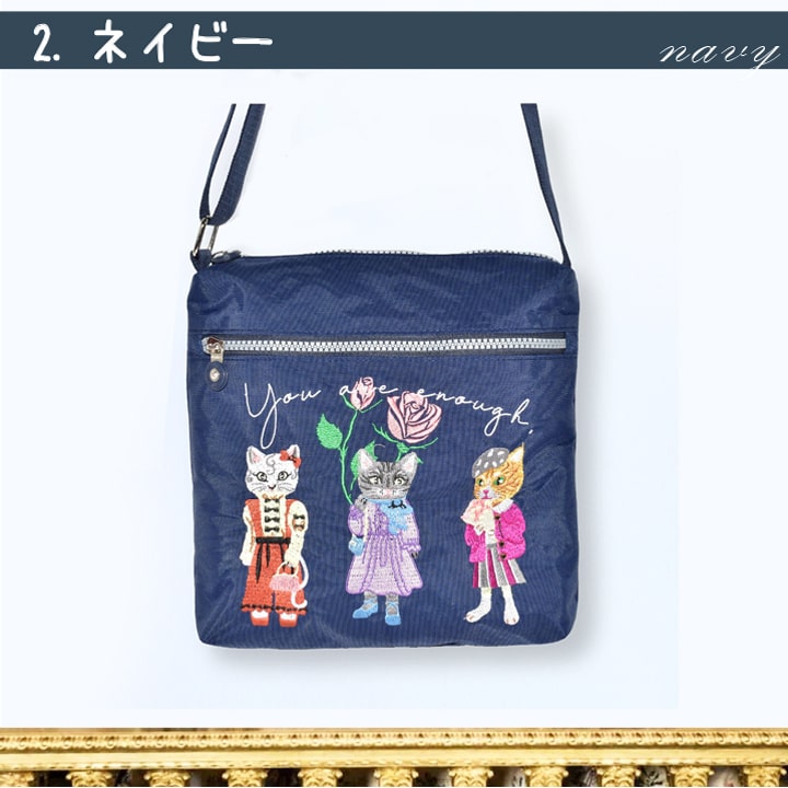 あ*き様 ハンドメイド ショルダーバッグ&ポーチ ショルダー紐 猫