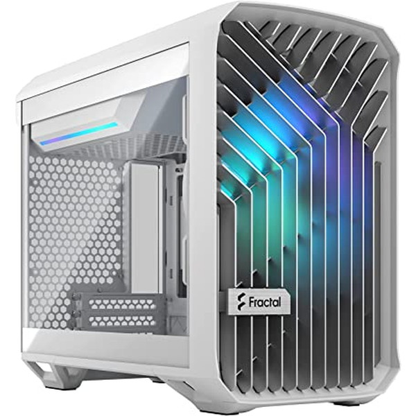 Fractal Design Torrent Nano White RGB TG Clear Tint ミニタワーPC