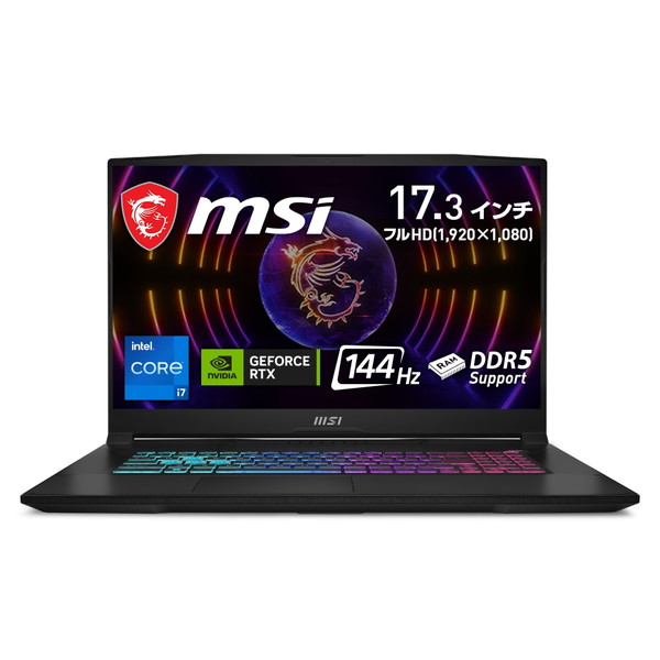 Katana（MSI） ゲーミングノートPC MSI Katana-17-B13VFK-4334JP 17.3 
