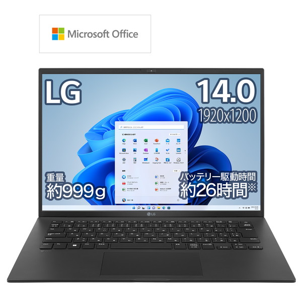 オフィス付き ノートPC LG gram 14Z90Q-KA78J1 Core i7 1260P メモリ：16GB SSD：1TB 14インチ Windows  11 Home オブシディアンブラック :0121-4989027022102-ds:通販ショップ アポロ - 通販 - Yahoo!ショッピング