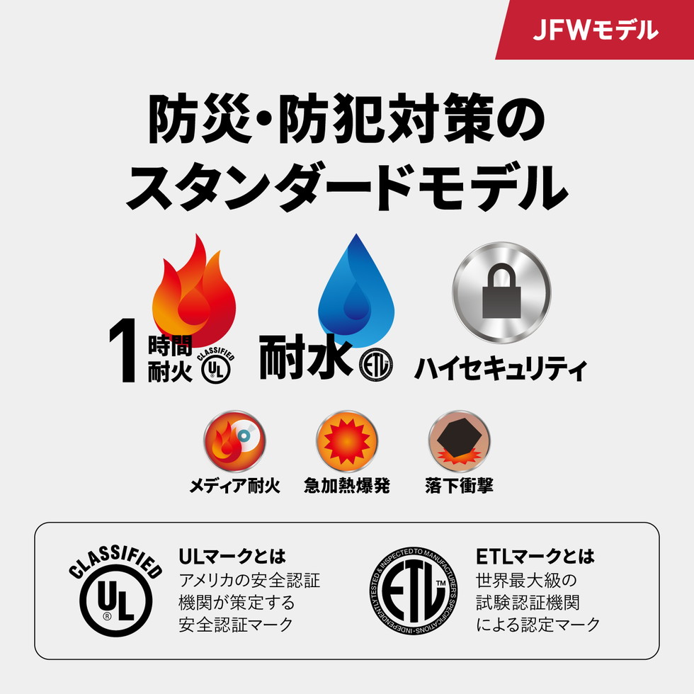 Sentry(セントリー) JFW123DE 耐火耐水金庫(1時間耐火 