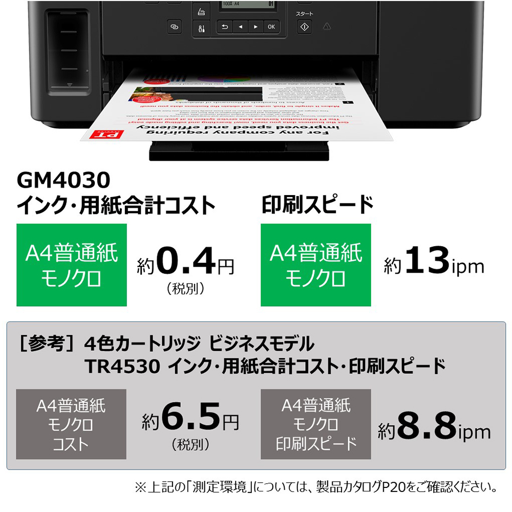 Canon - Canon GM4030 プリンター GM4030：ビジネスインクジェットプリンター｜個人｜キヤノン