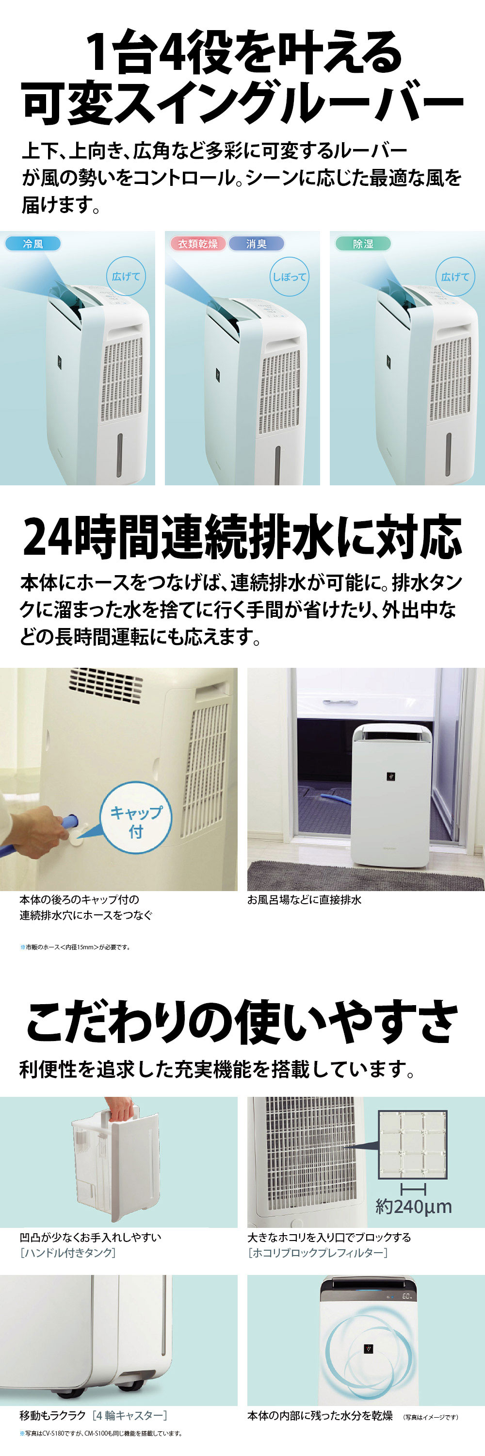 SHARP（シャープ） 除湿機 衣類乾燥 コンプレッサー 衣類乾燥除湿機