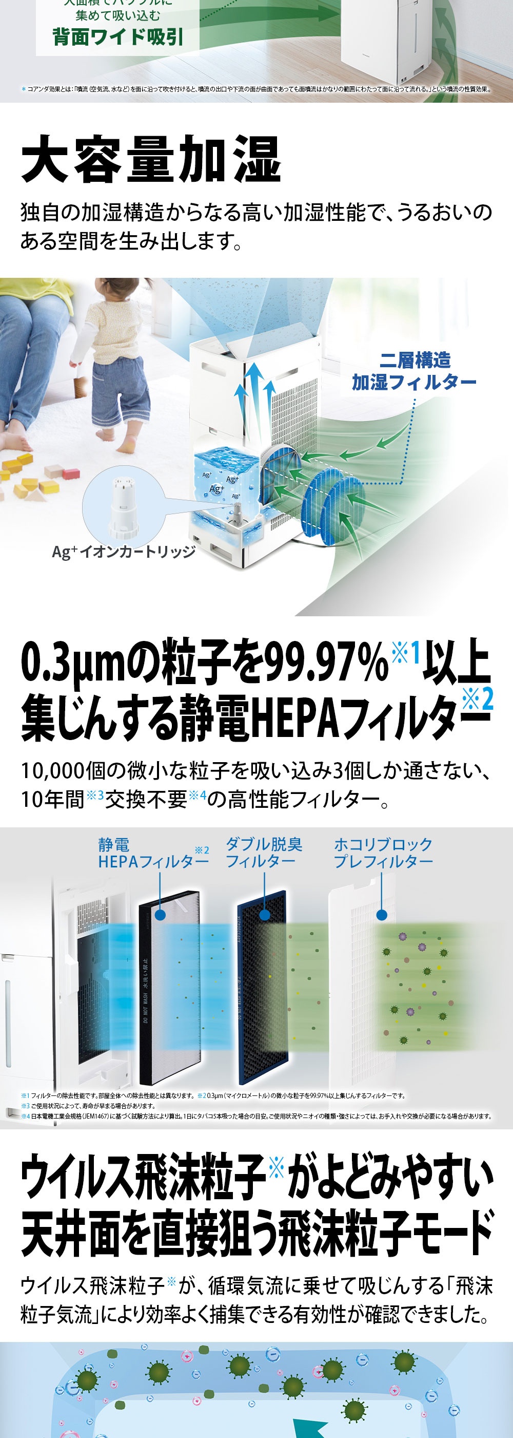 【ドリーム川西店御来店限定】☆ジモティー見たよ♪割引☆シャープ　空気清浄機　KI-NS50-W 2022年製／クリーニング済み【2125560000000679】 SHARP（シャープ） 加湿空気清浄機 KI-TX70-W プラズマクラスターNEXT