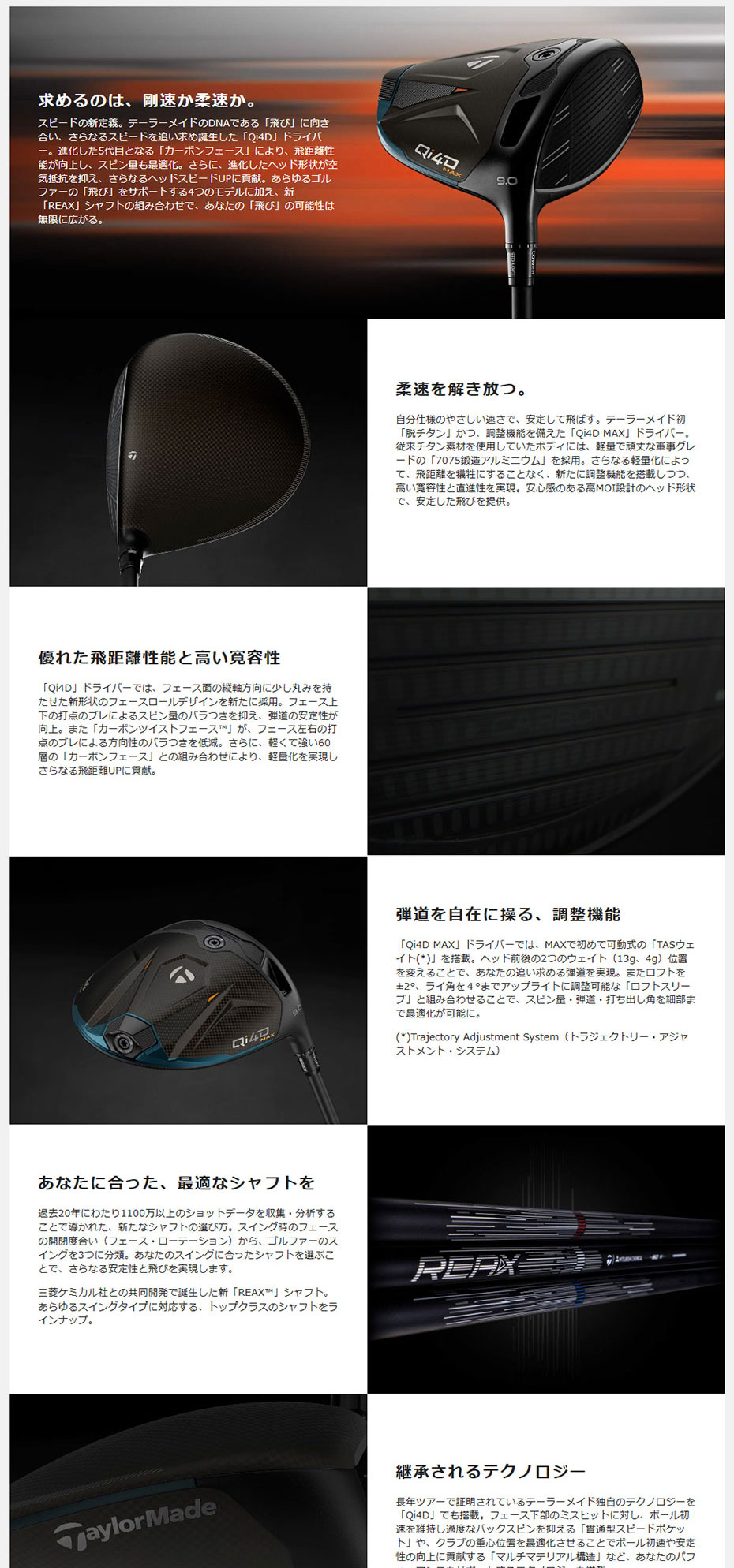 TaylorMade（テーラーメイド） 日本正規品 Qi4D Max ドライバー 2026年