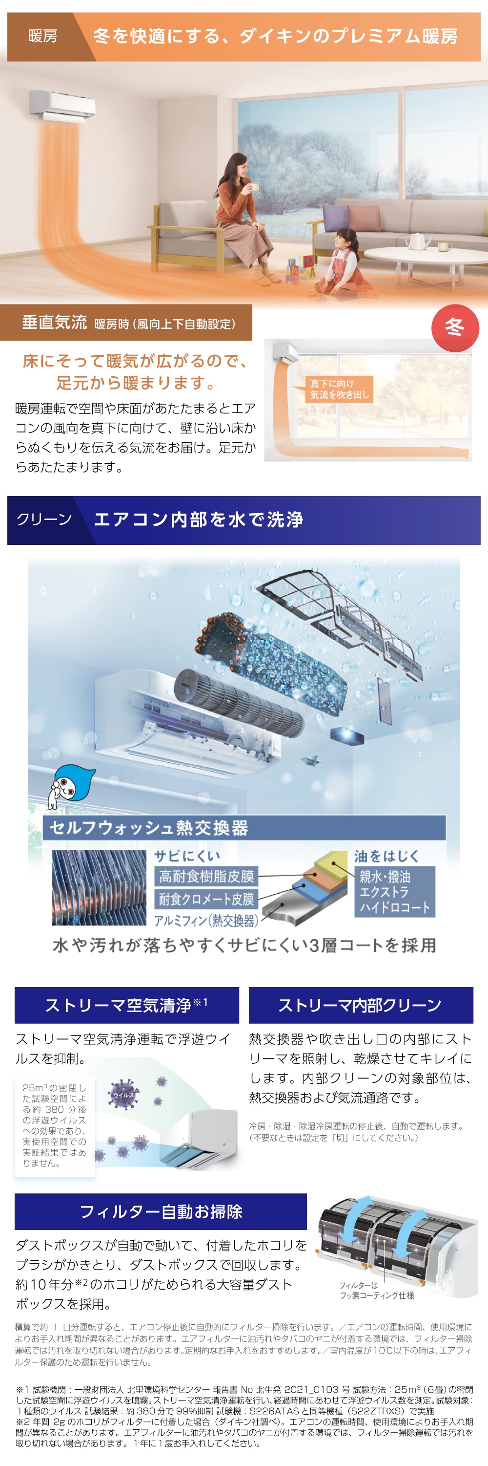 asa　DAIKIN2020年モデル 6畳用室内機 ダイキン（DAIKIN） エアコン おもに20畳 AXシリーズ ホワイト 2025年