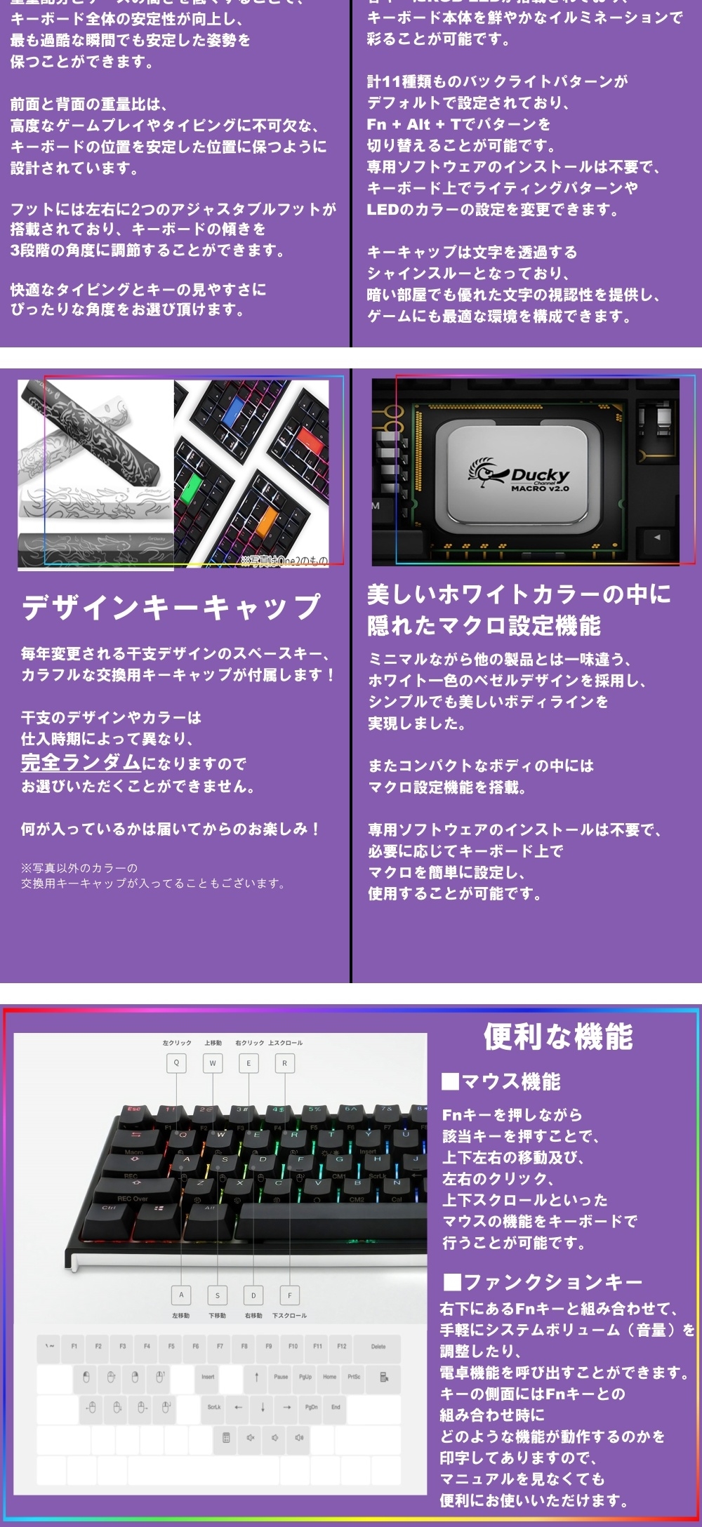 ゲーミングキーボード シルバー軸 60% 英語配列 dk-one2-pro-rgb ゲーミングキーボード シルバー軸 60% 英語配列 dk-one2-pro-rgb