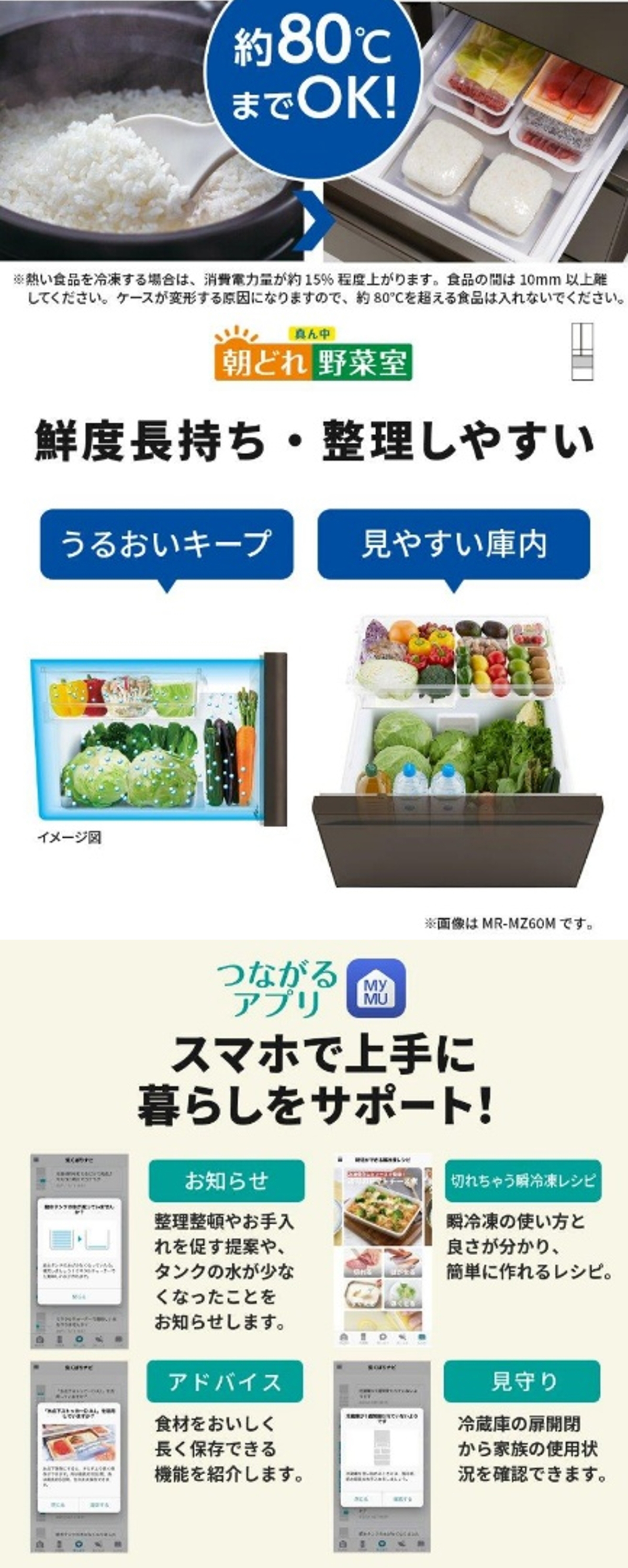 三菱（MITSUBISHI） 冷蔵庫 二人暮らし 455L 三菱電機 400L 大容量 5
