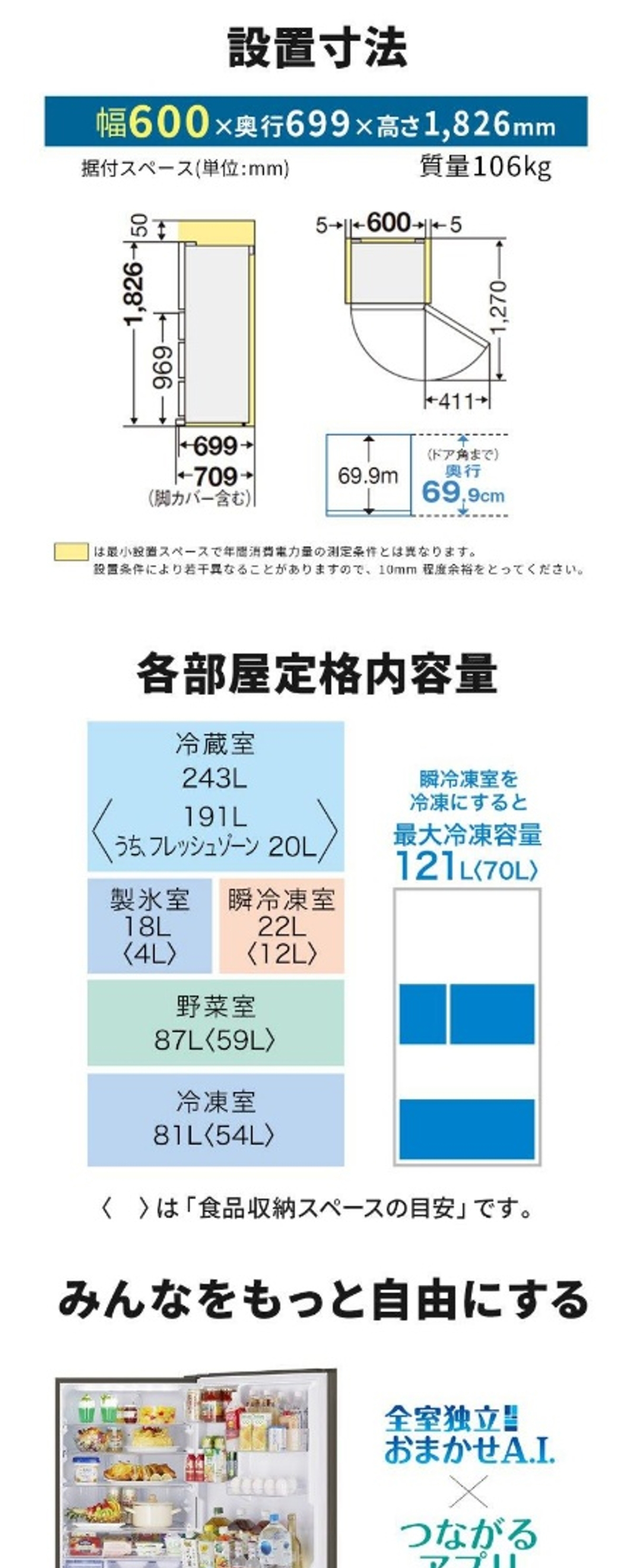 値下げしました！！！MITSUBISHI製★2020年製451L冷蔵庫★1年間保証付き★近隣配送可能 三菱電機 冷蔵庫 451L 右開き 5ドア 幅60cm できちゃうV冷凍+ 切れ