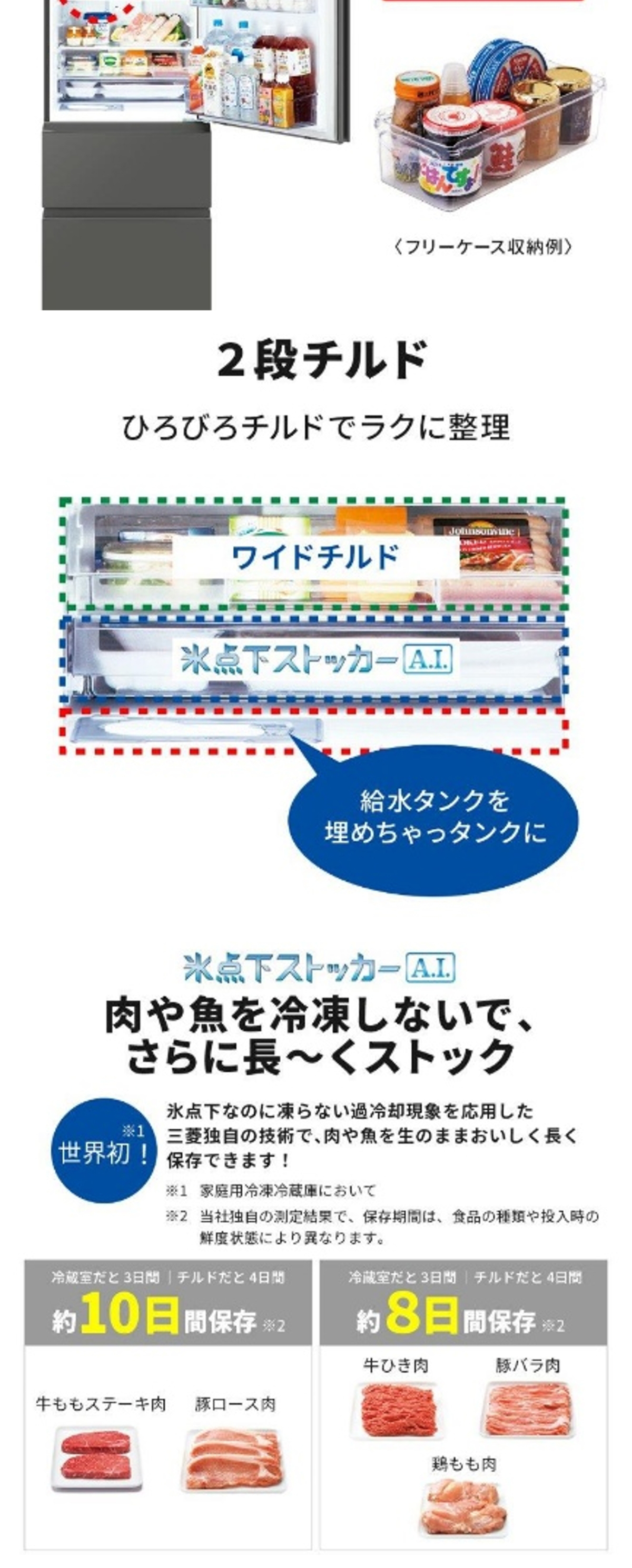 三菱（MITSUBISHI） 冷蔵庫 二人暮らし 365L 三菱電機 300L 大容量 3