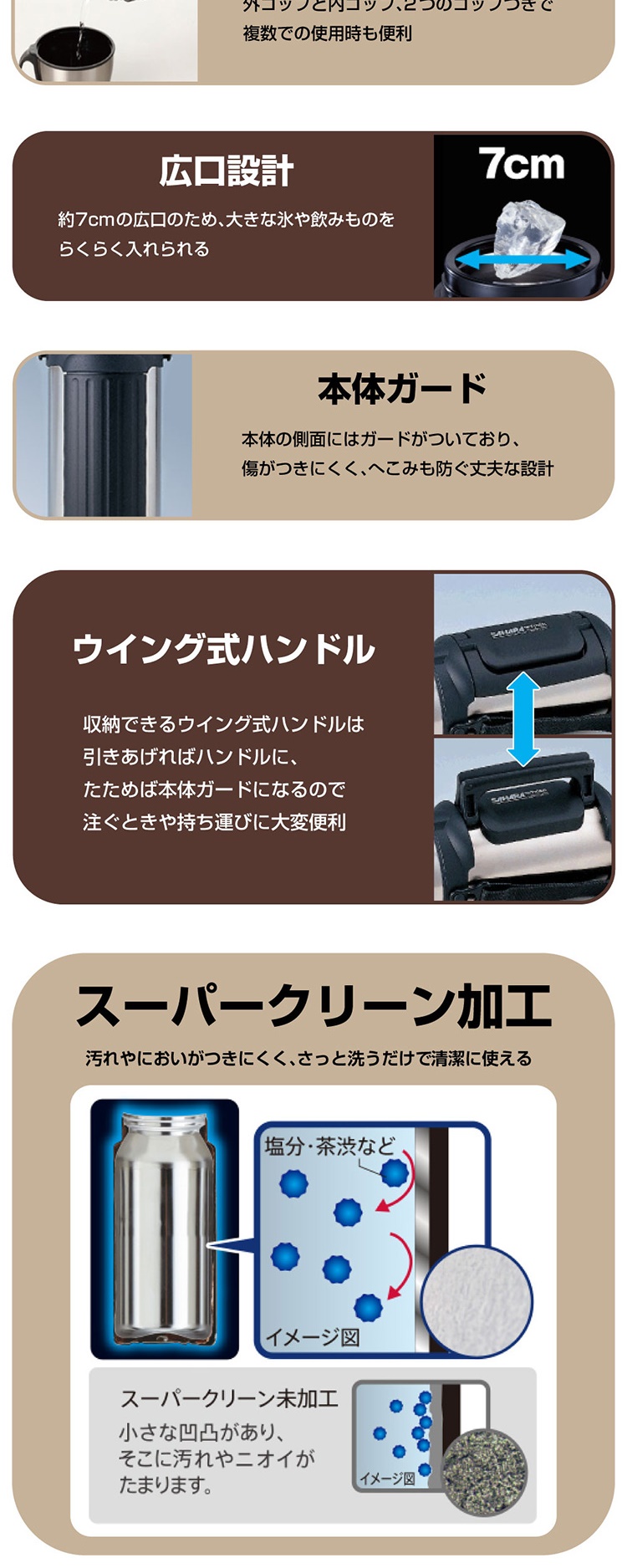 タイガー（TIGER） 水筒 水筒 真空断熱 ボトル 「サハラ」 1.5リットル