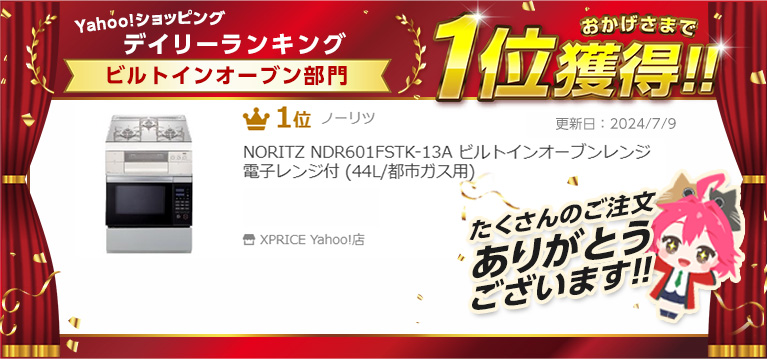 ノーリツ ビルトインオーブンレンジ 44L NORITZ NDR601FSTK-13A ノーリツ ビルトインオーブンレンジ 44L NORITZ NDR601FSTK-13A
