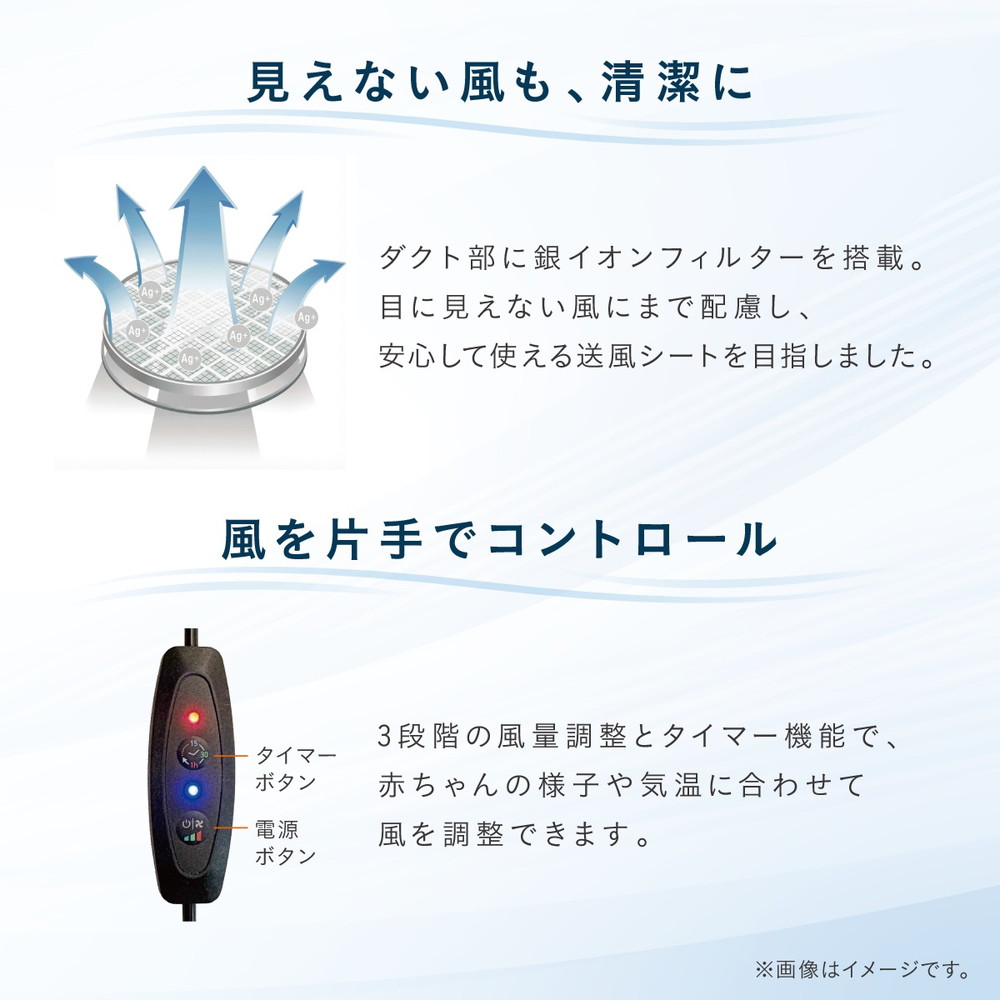 Combi（コンビ） 送風ファン付きシート すやかぜ EA ベージュ BE