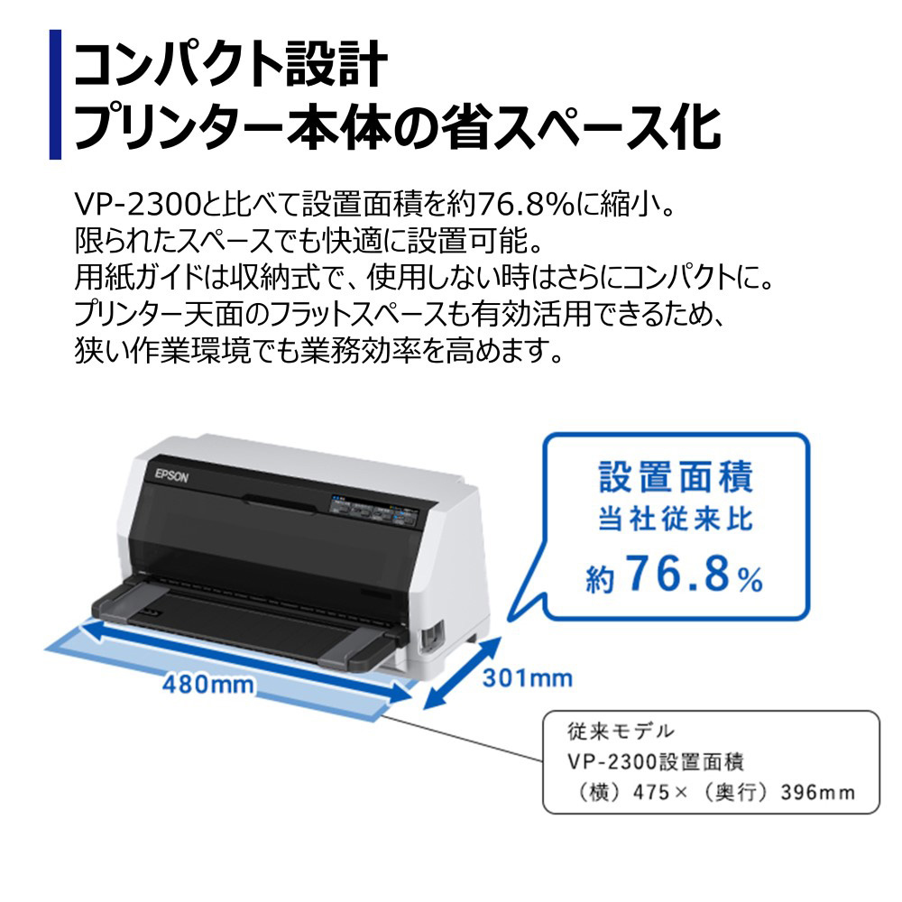 エプソン（EPSON） EPSON VP-F2400N ネットワーク標準モデル ドット