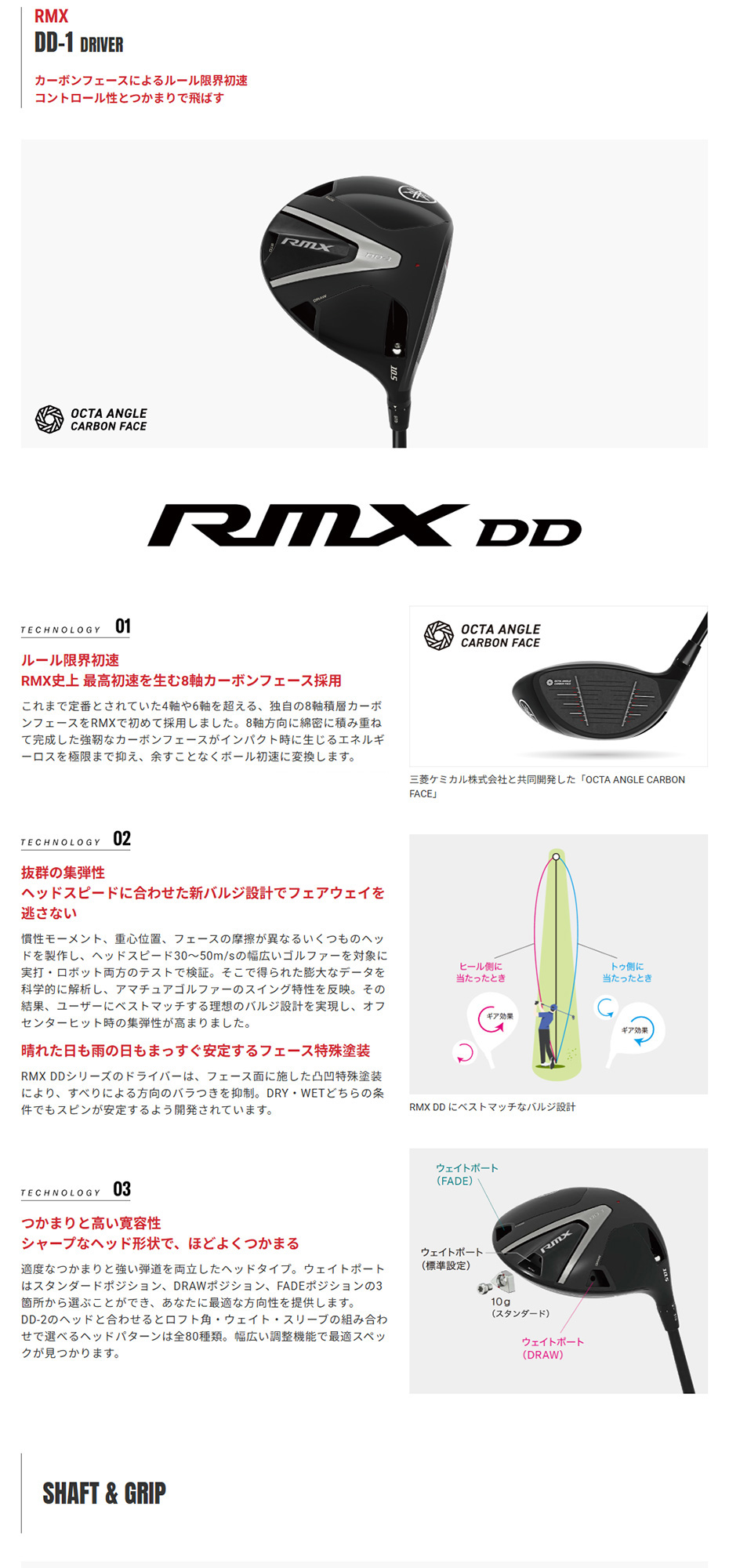 YAMAHA（ヤマハ） 日本正規品 YAMAHA RMX(リミックス) DD-1 ドライバー