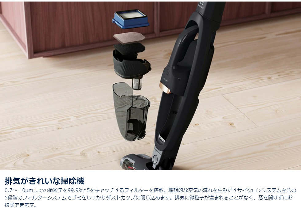 エレクトロラックス コードレスクリーナー エルゴラピード ウェル 