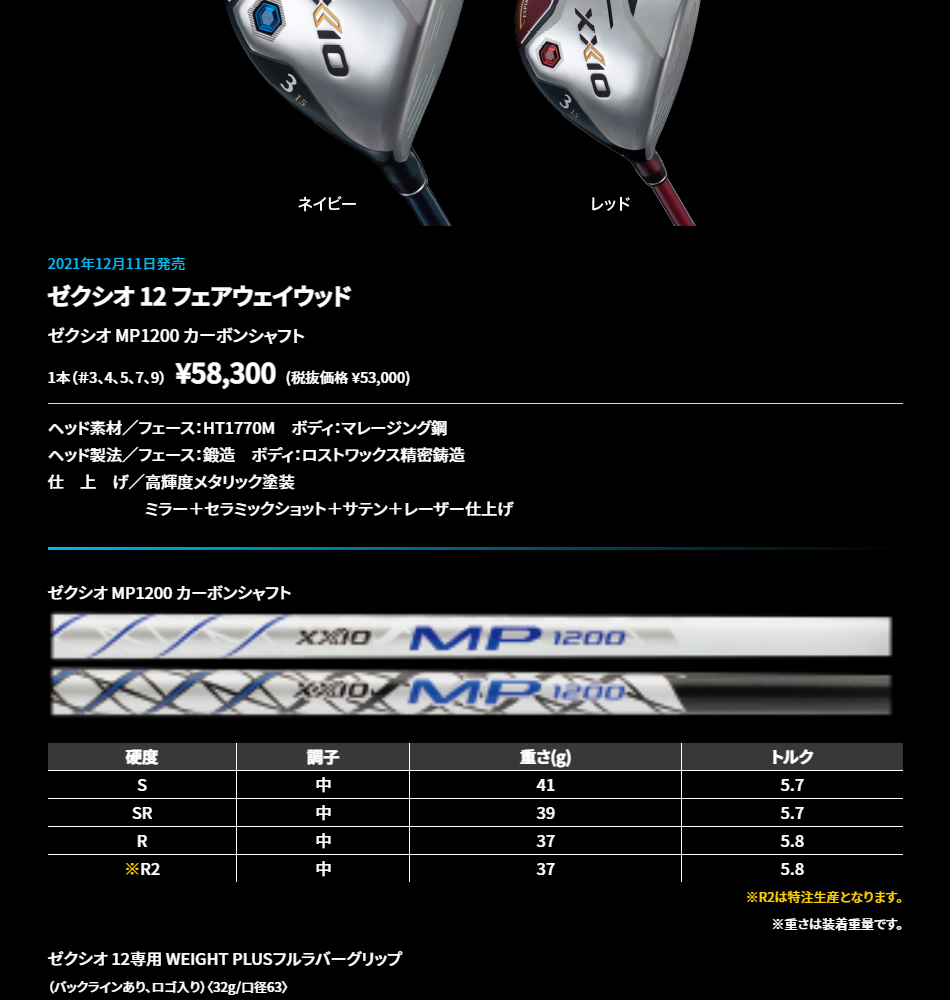 DUNLOP 日本正規品 DUNLOP(ダンロップ) XXIO12(ゼクシオ