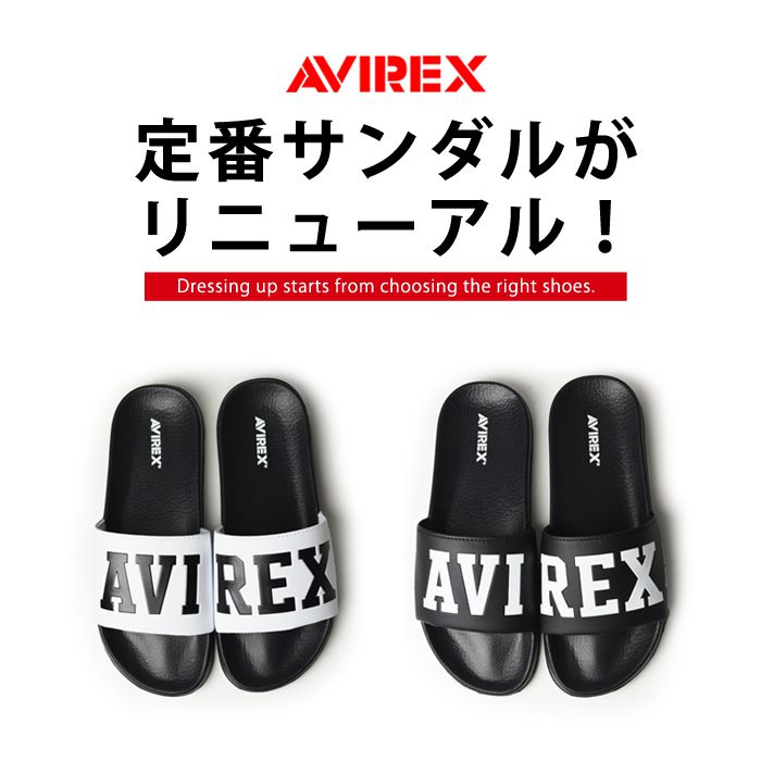 AVIREX アビレックス サンダル メンズ シャワーサンダル ビーチ