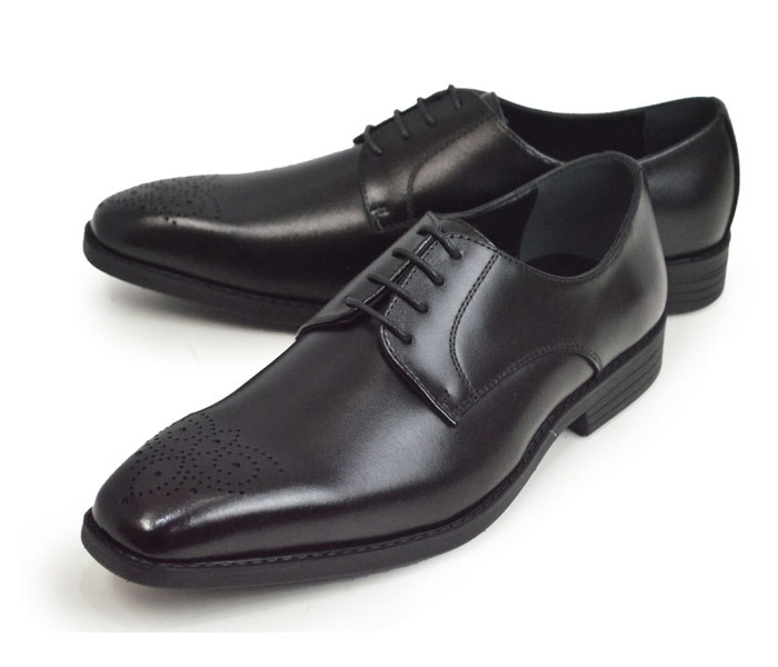 本革 ビジネスシューズ ビジネス メンズ レザー 幅広 3E 軽量 防滑 外