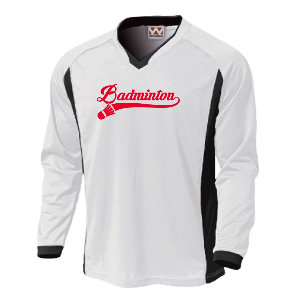 バドミントン 長袖 ロングスリーブ ドライ 練習着 チーム クラブ 全11