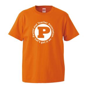PTAのためのTシャツ〈Let&apos;s get it on〉全12色 P803 送料無料 会長 役員 委...