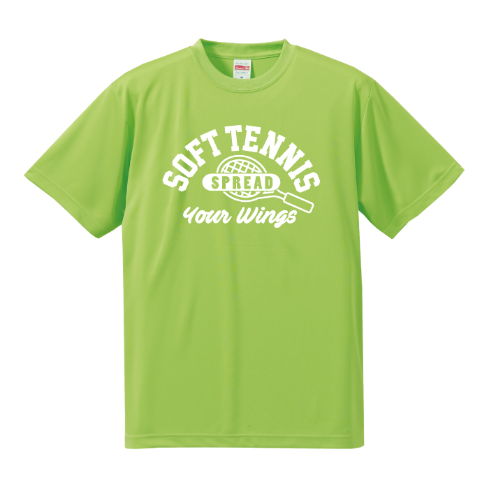 ソフトテニス勾玉Tシャツ United Athle ソフトテニス Tシャツ ドライシルキー ウェア 練習