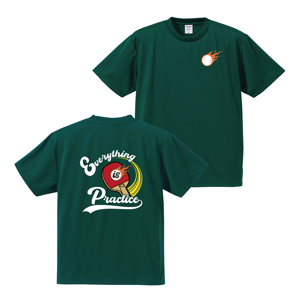 United Athle（ユナイテッドアスレ） 卓球 Tシャツ 半袖 ドライ ウェア