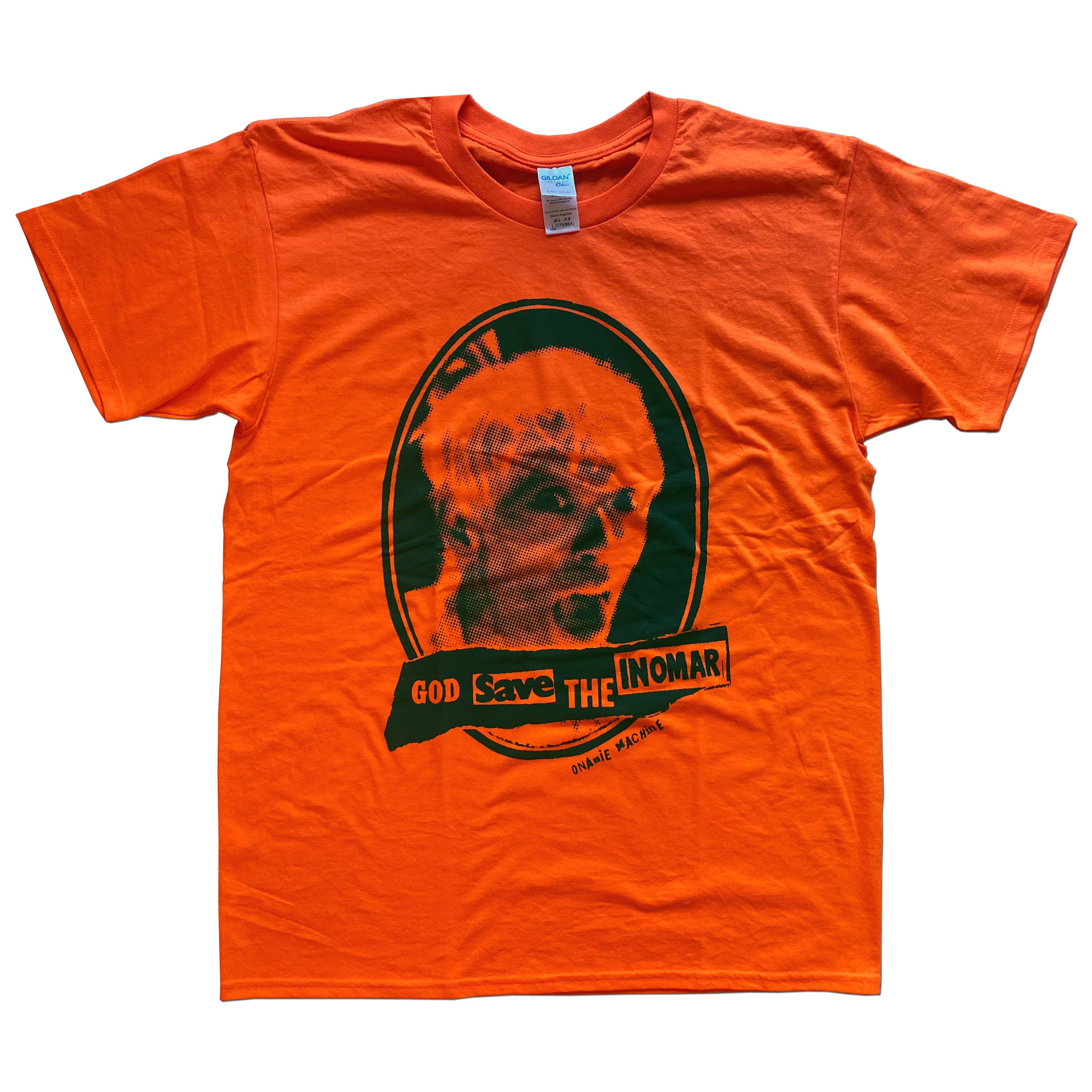 特典付き】オナニーマシーン：GOD SAVE THE INOMAR Tシャツ/オレンジ