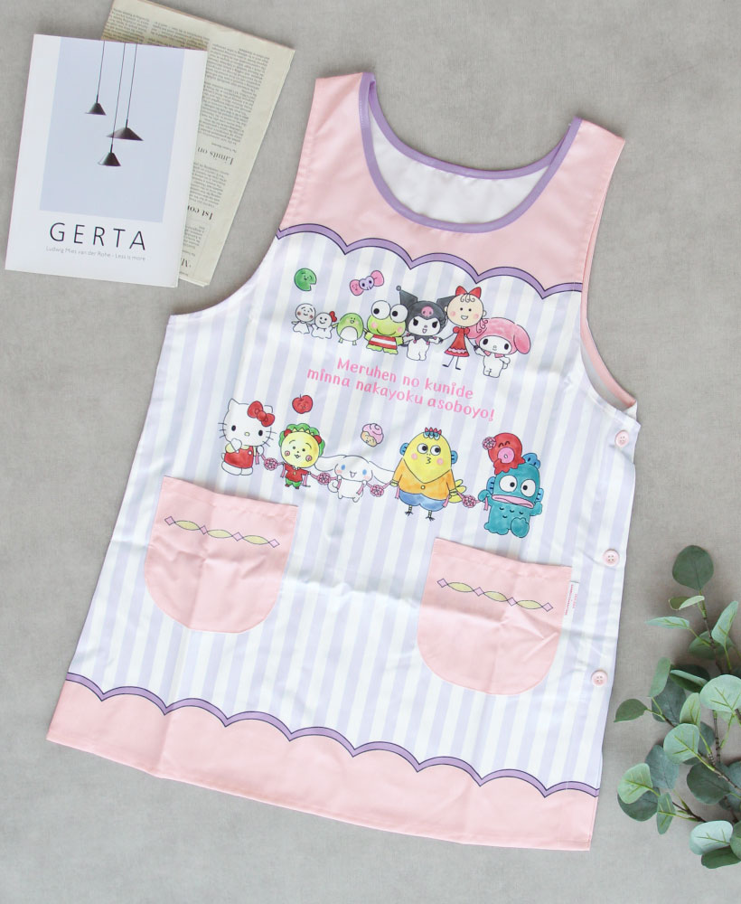 コジコジ＆サンリオのキャラクターエプロンかわいい 保育士 シナモン