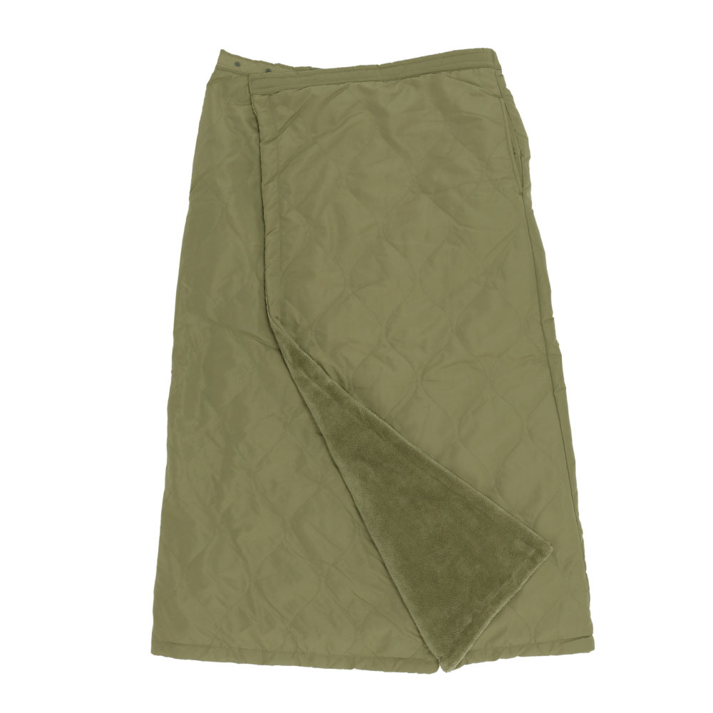 キルティング巻きスカート ひざ掛け 厚手 キルト シンプル おしゃれ 裏