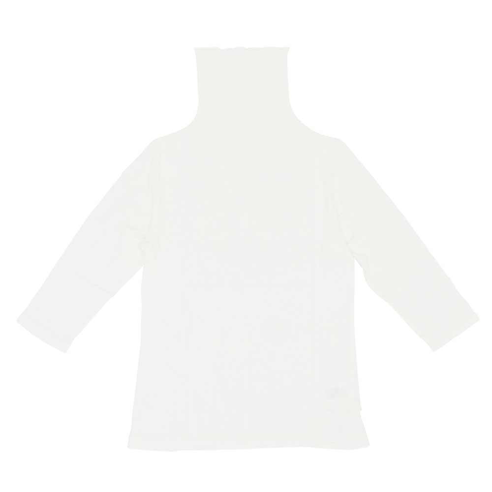 UVカット ボトルネック7分袖Tシャツ レディース おしゃれ 紫外線対策 インナー トップス かわい...