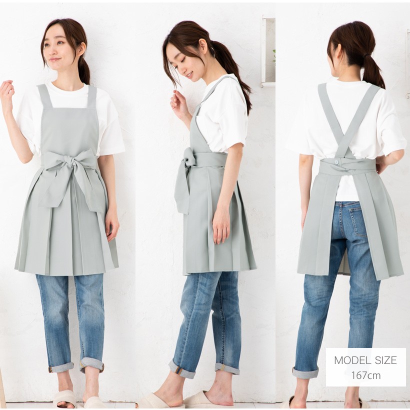 Apron Story 安心の日本製！J1482＆JK1046のタックフレア