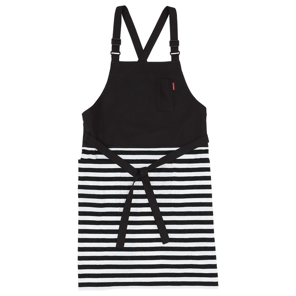 Apron Story バイカラーボーダーパイルメンズエプロン【日本製 Apron Story バイカラーボーダーパイルメンズエプロン【日本製