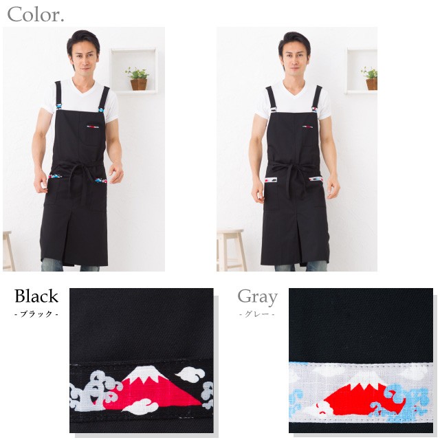 Snap-on 富士山デザインエプロン Apron Story 【日本製】富士山メンズエプロン【メール便1枚のみ
