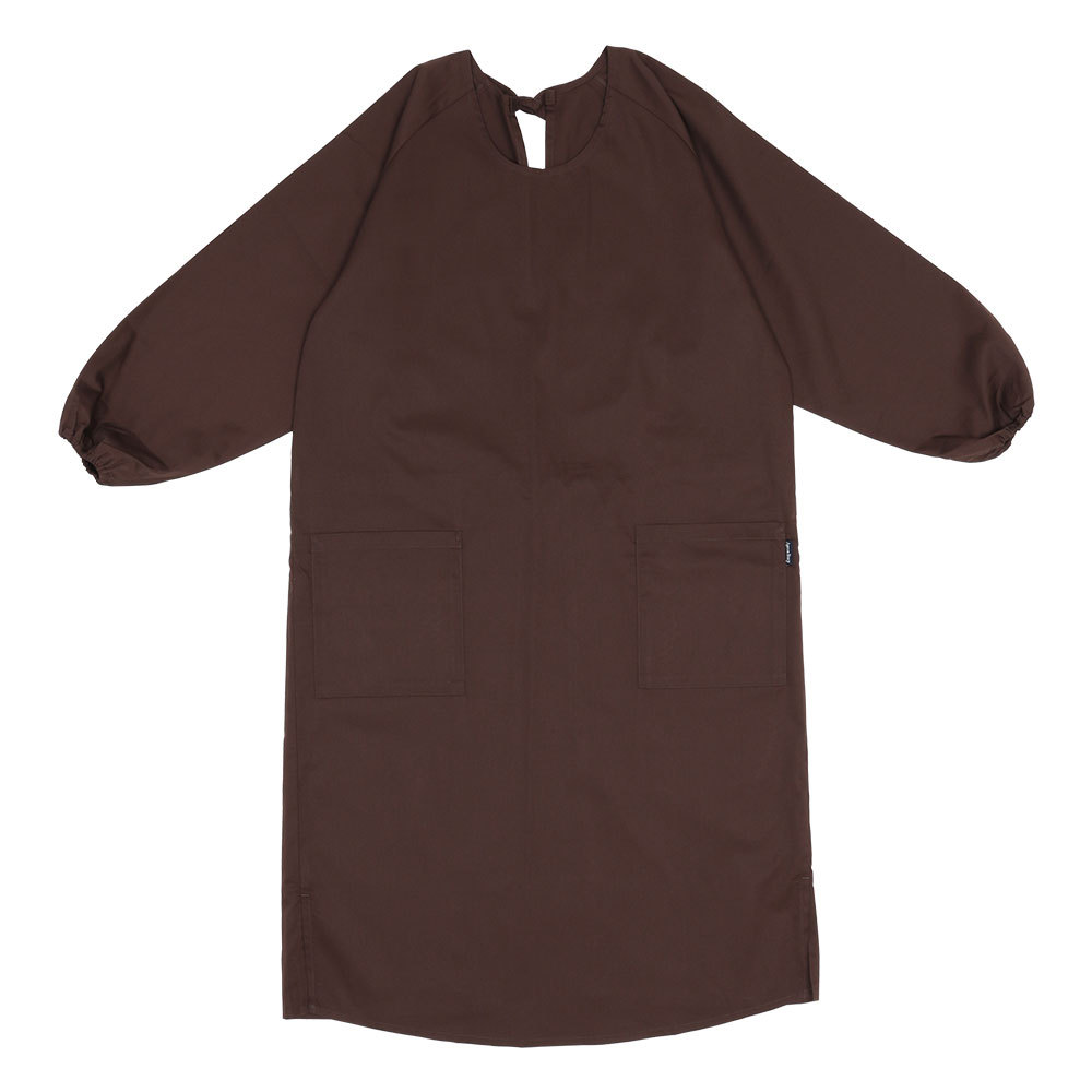 #24344 hungman21 ハルソラタンかっぽう着 オーダー Apron Story ロング丈シンプルラグランメンズ割烹着【日本製