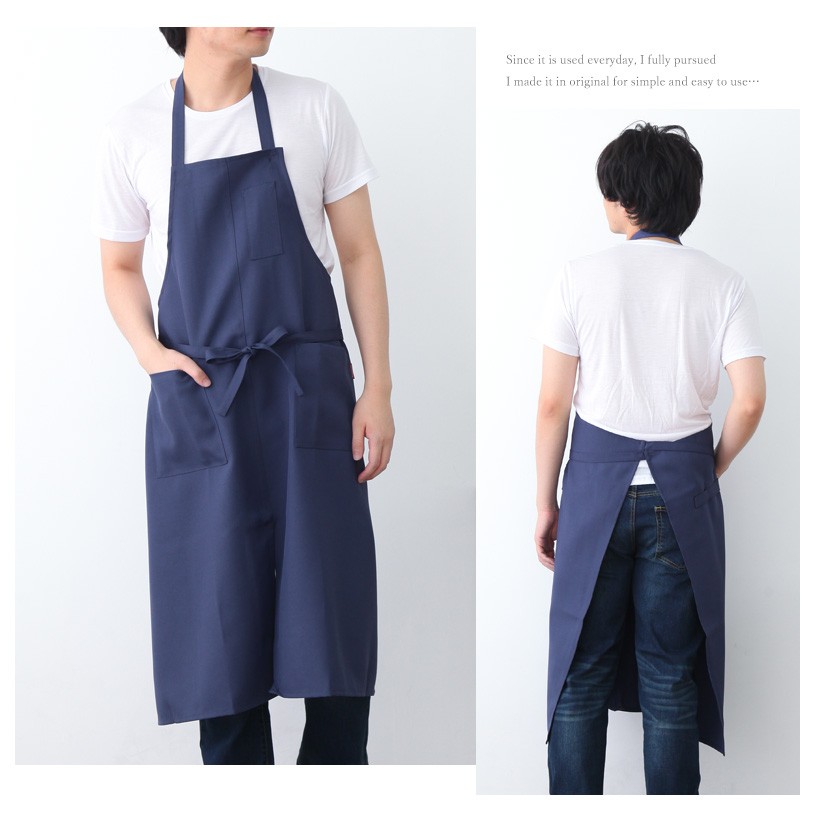 福袋 Apron スリット付ホルターネックメンズエプロン【日本製 Story エプロン・三角巾