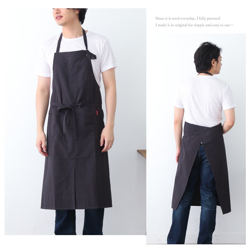 Apron Story ワッシャーコットンメンズエプロン【日本製】男性用