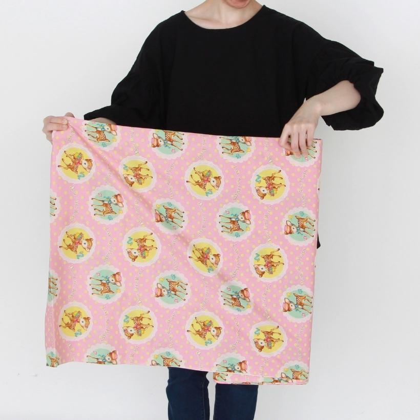 banbi おまとめ生地 メール便2mまで対応可】バンビ柄生地【50cm単位】コットン 手芸