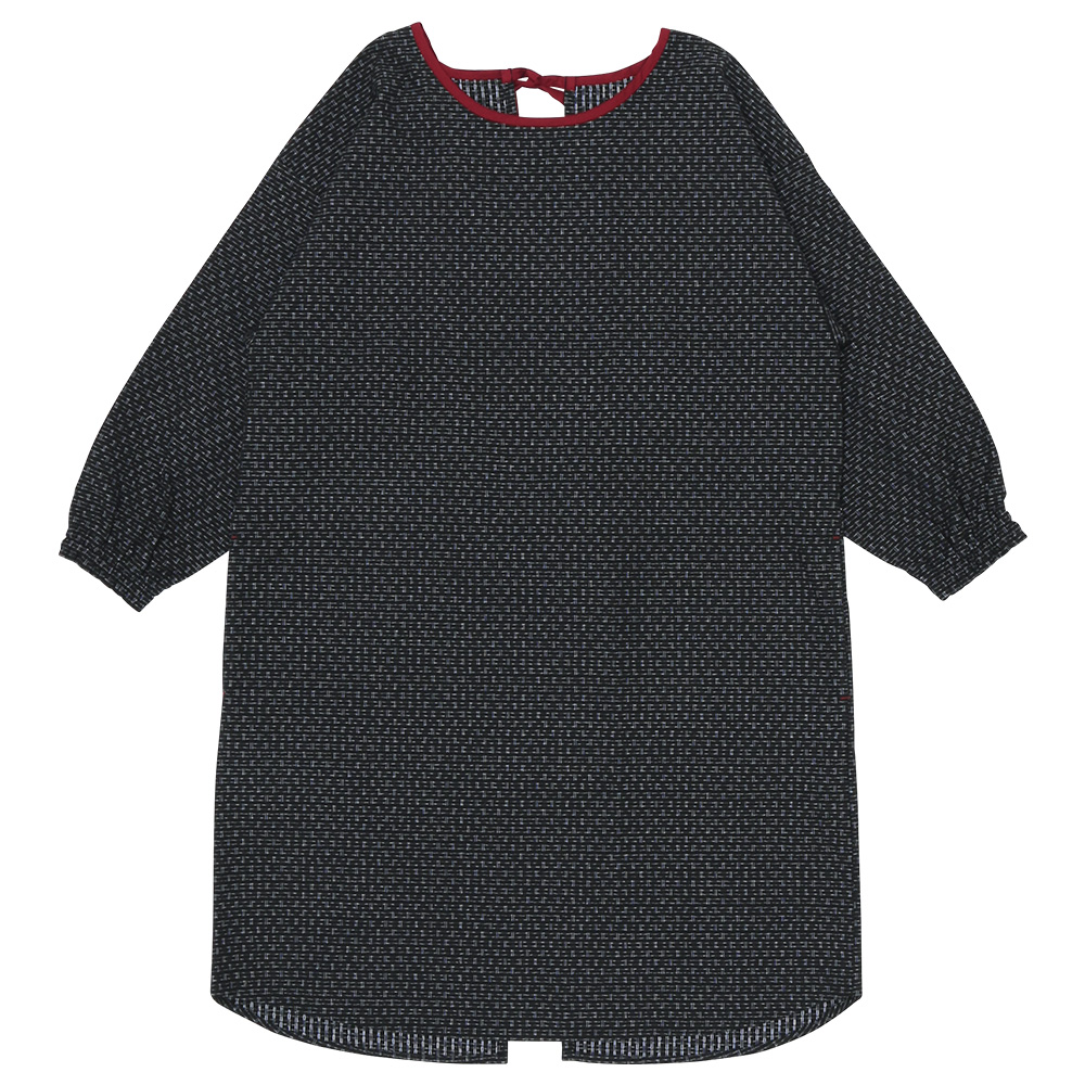 Apron Story パイピング割烹着【ORACA】久留米織 割ぽう着 日本 Apron Story パイピング割烹着【ORACA】久留米織 割ぽう着 日本