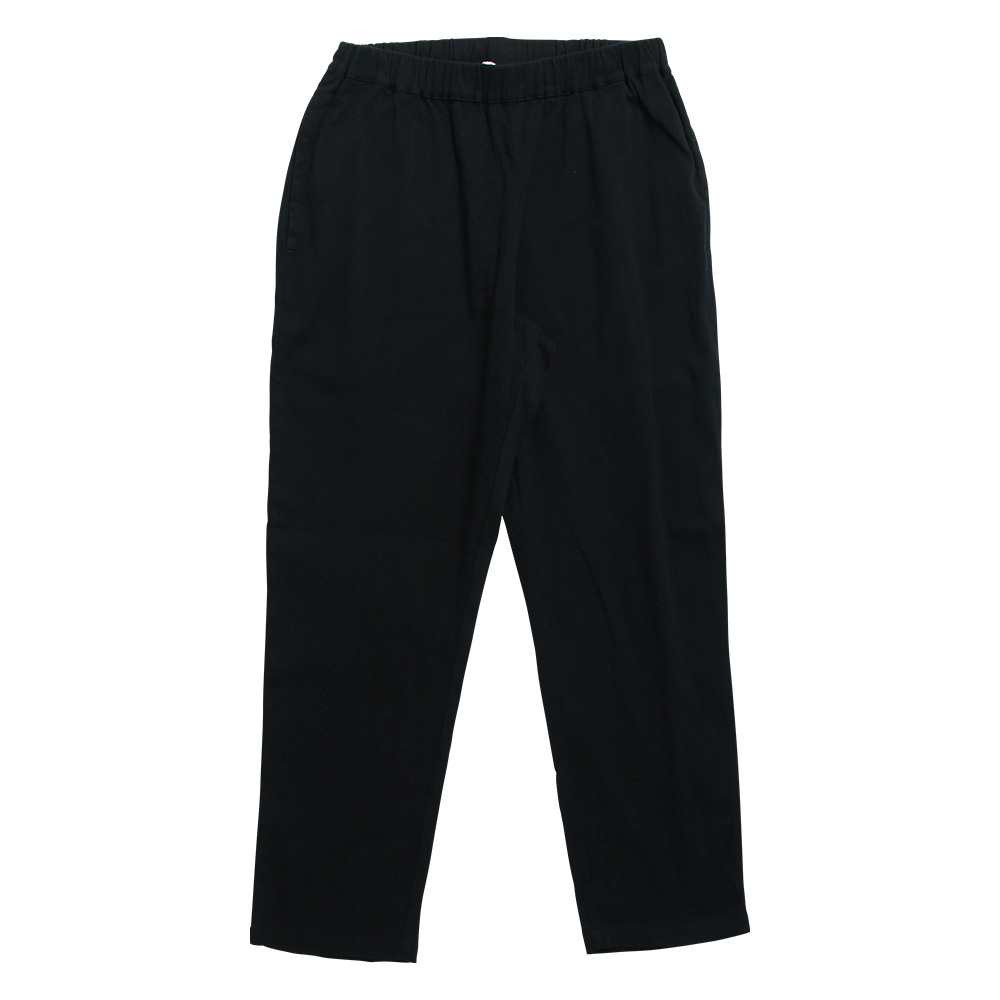 高島ちぢみシェフパンツ【ORACA】メンズ M-LLサイズ 高島縮み ブラック